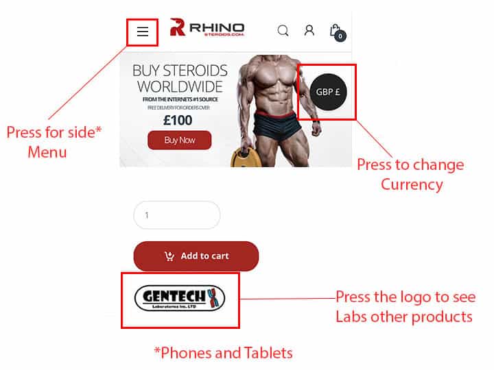 Site navigation menu